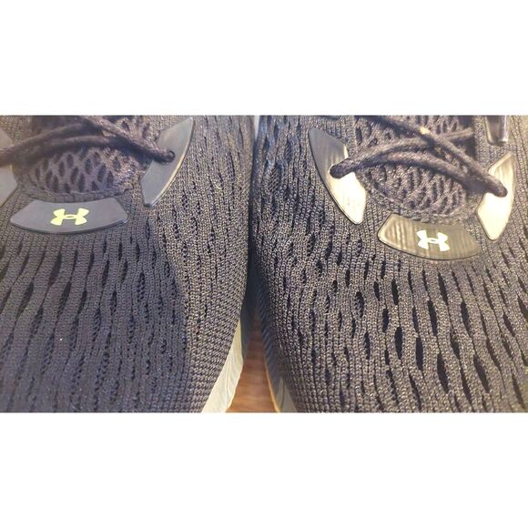 Under Armour HOVR Sonic 3 Running Shoes Mens 9 Black / Lime Green MapMyRun - Picture 3 of 8